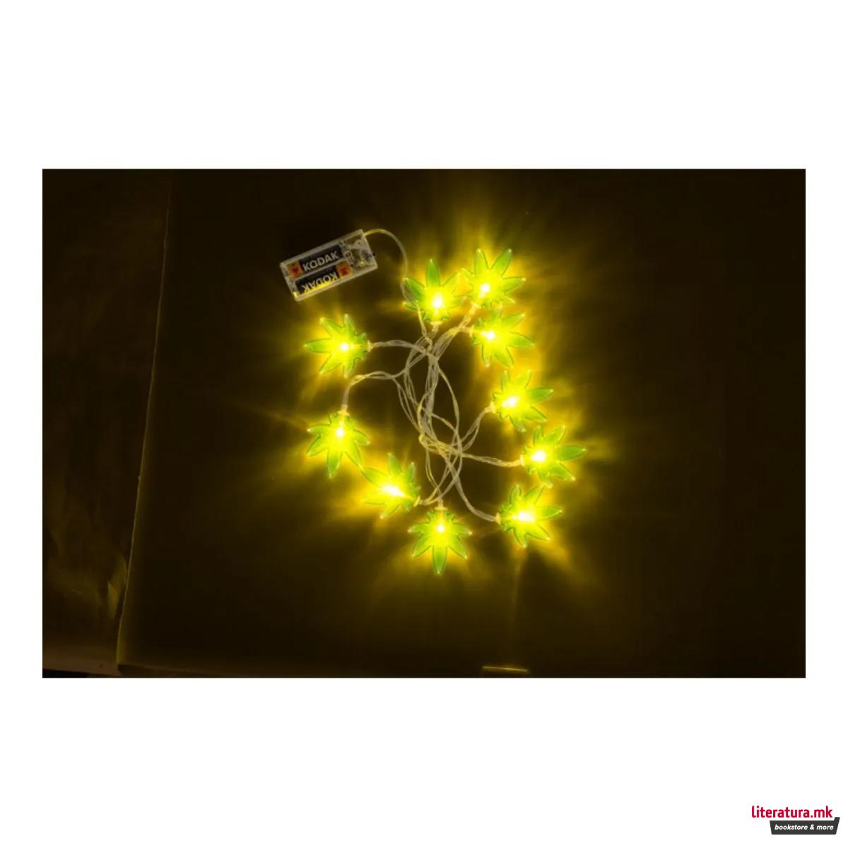3D LED сијалички - Cannabis Leaf, 1/10