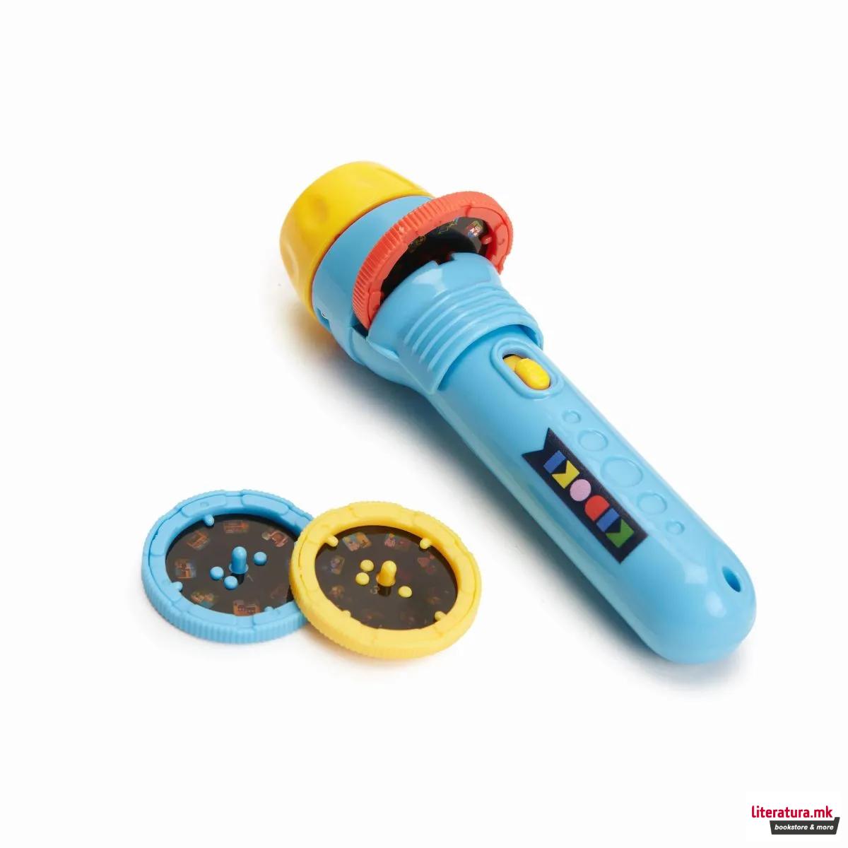 Детска батериска ламба-проектор со слики, Kidoki Storybook Flashlight - Classics