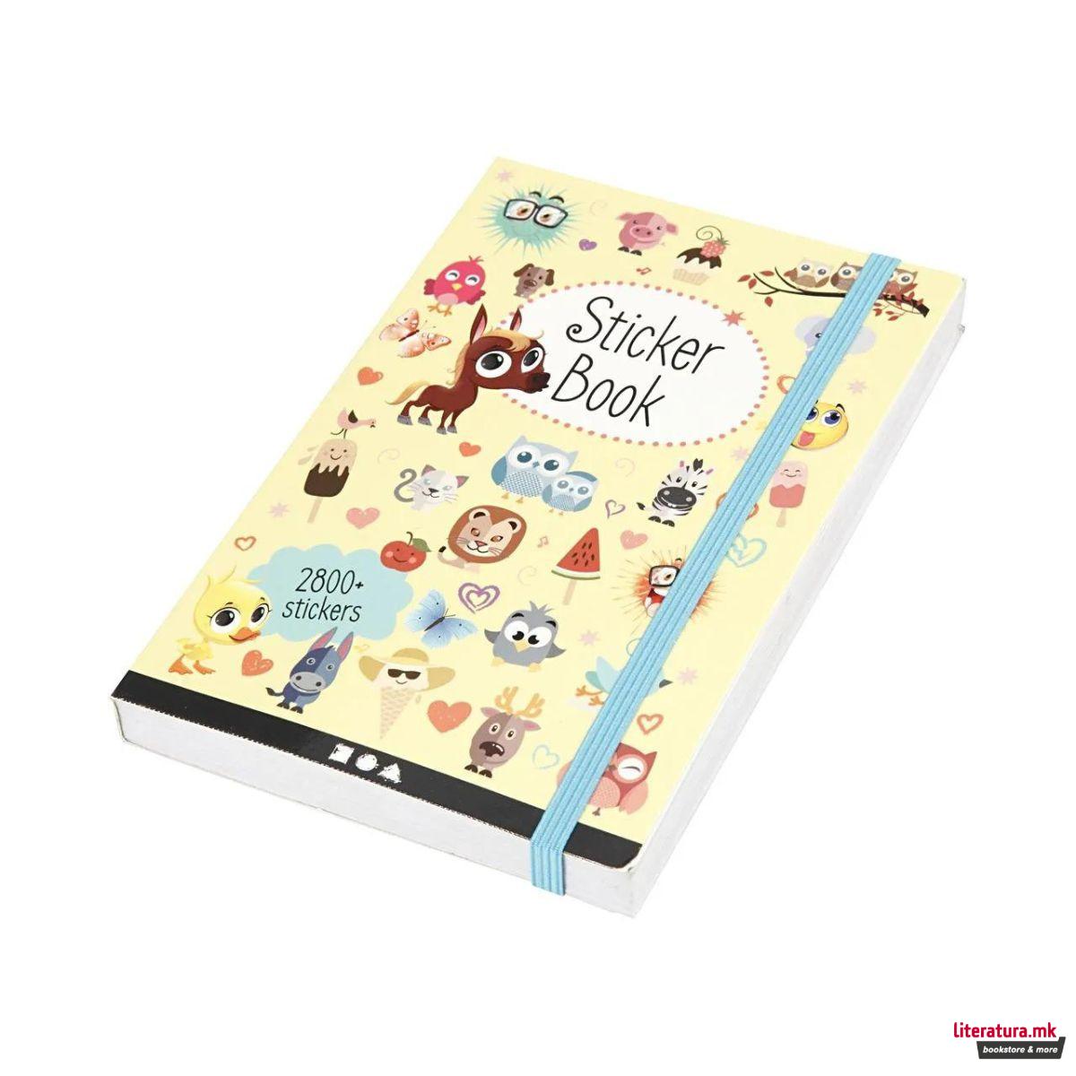 Книга со стикери, 80 страници