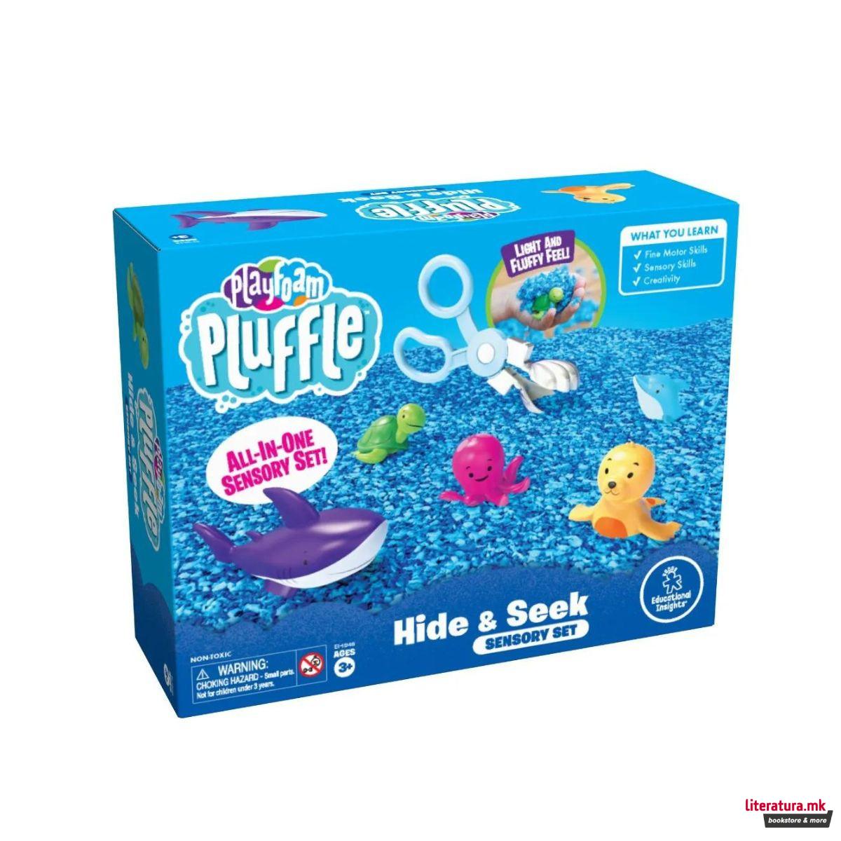 Сет за игра со пена, Pluffle™ Hide & Seek Sensory Set