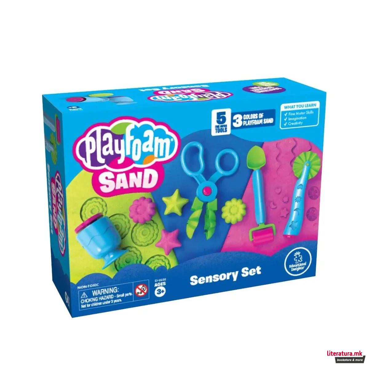 Сет за игра со песоклива глина, Playfoam® Sand Sensory Set