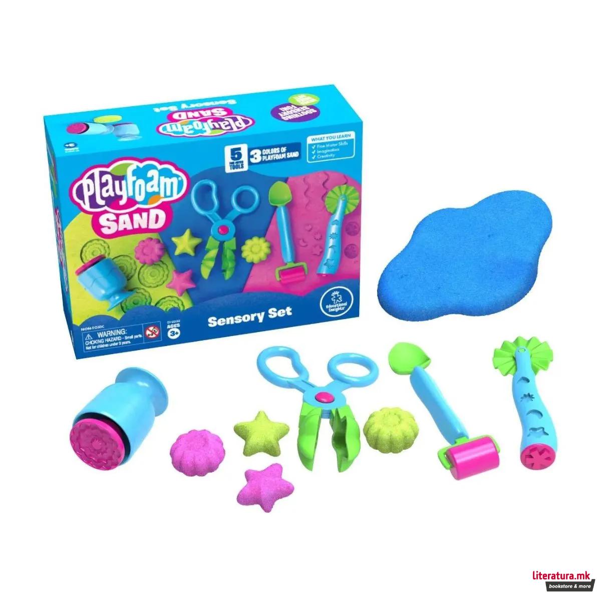 Сет за игра со песоклива глина, Playfoam® Sand Sensory Set