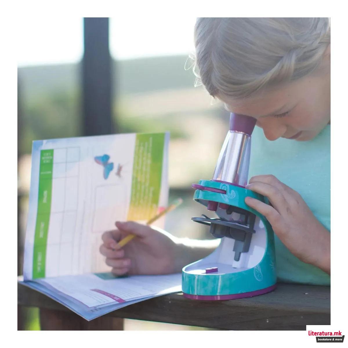 Сет микроскоп + дневник, Nancy B's Science Club® Microscope and Activity Journal 