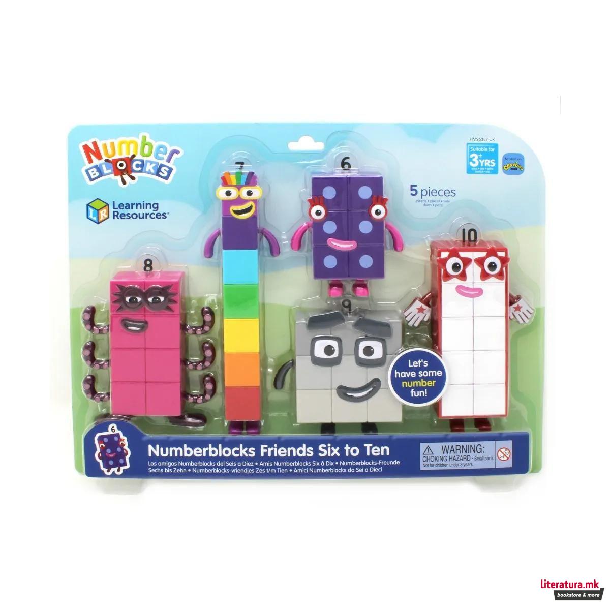 Математички коцки, Numberblocks Friends - Six to Ten 