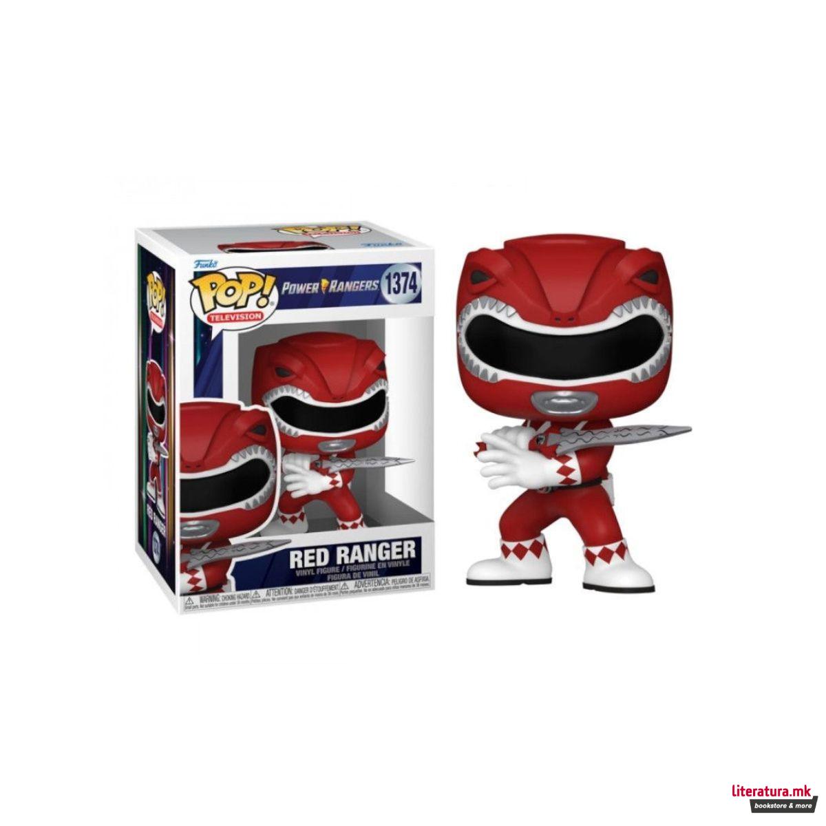 Фигури,  POP! TV, Power Rangers (30th Ann.) - Red Ranger 