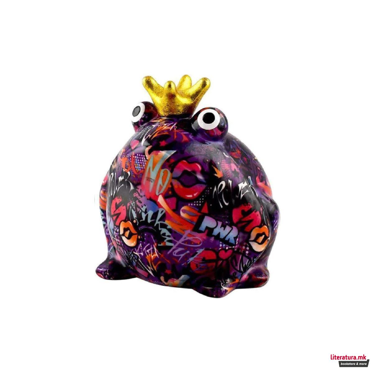 Касичка за пари, Freddy, виолетова со графити, М