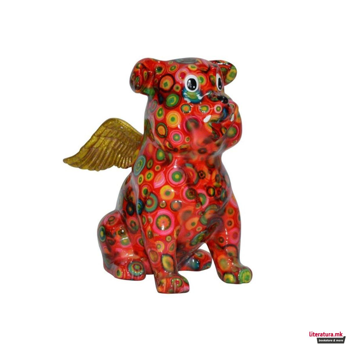 Касичка за пари, Angel Buddy, црвена со точки, М