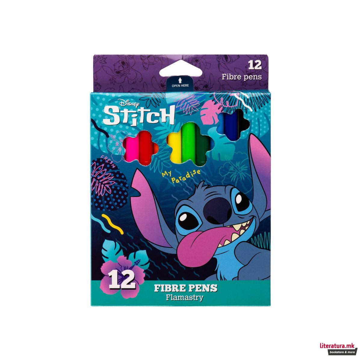 Фломастери, Disney: Stitch - Blue, 1/12