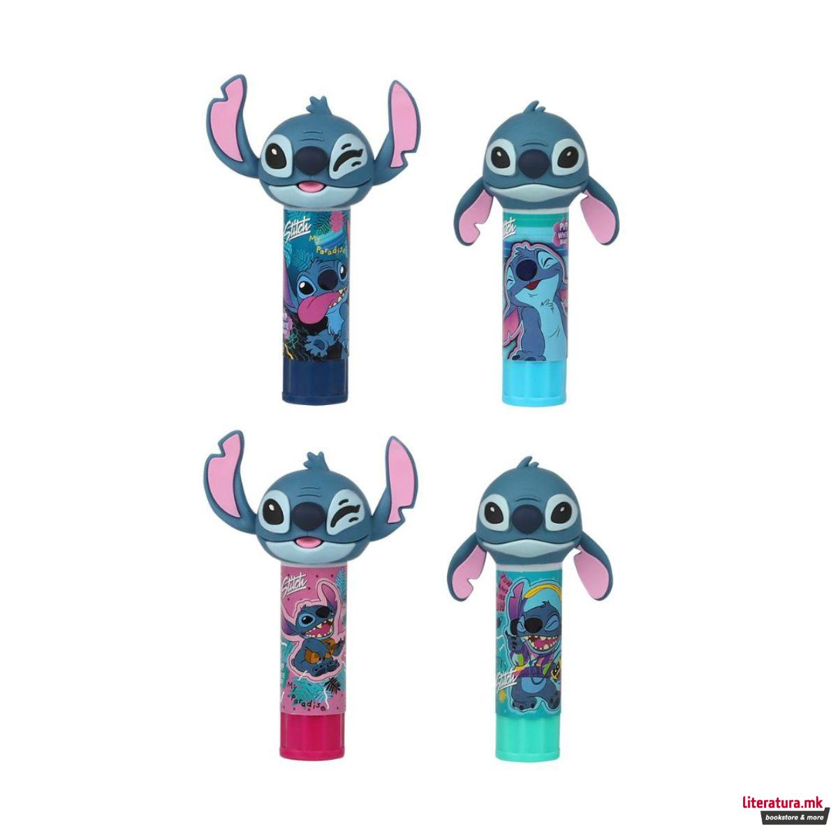 Лепило-стик, Disney: Stitch - Blue, 8g, 4 дизајни 