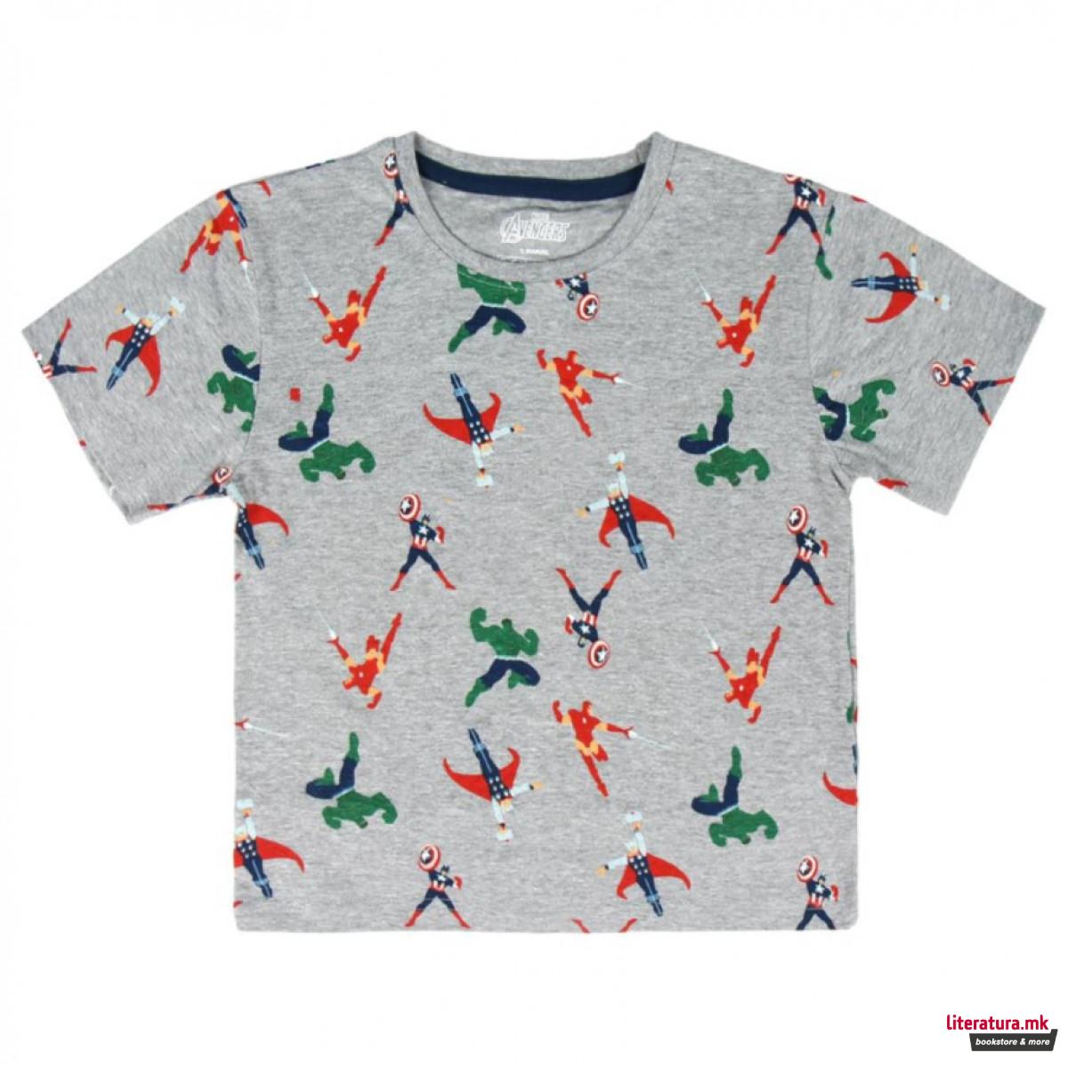 Детска маица, Marvel: Avengers - фигури, 2-3 години 