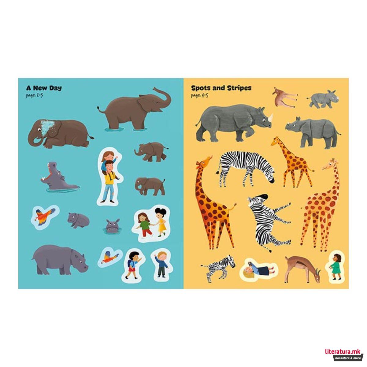 Сликовница со стикери - ZOO 