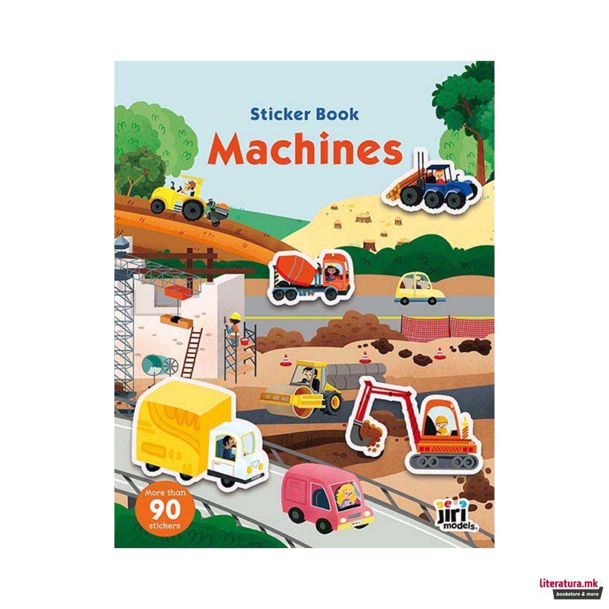 Книга со налепници - Machines 