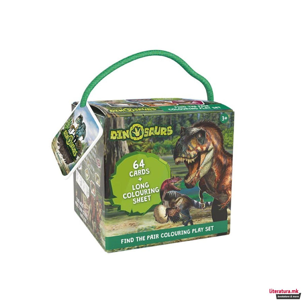 Меморија со боење - Dinosaurs 
