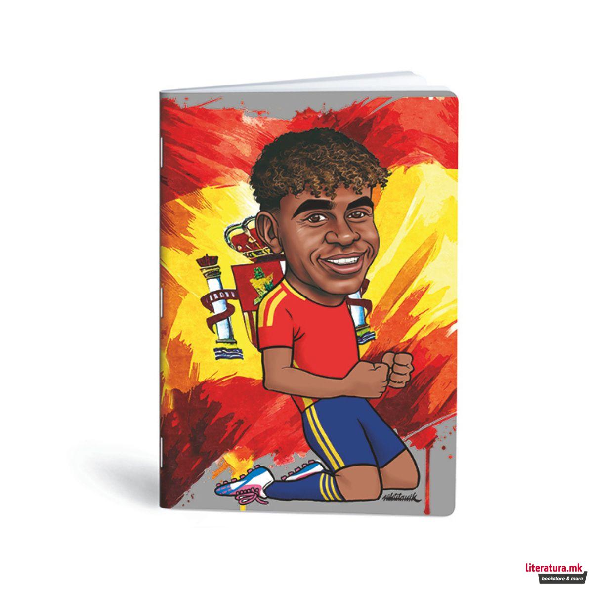 Тетратка, Lipa Mill, Football Icons, A4, линии 