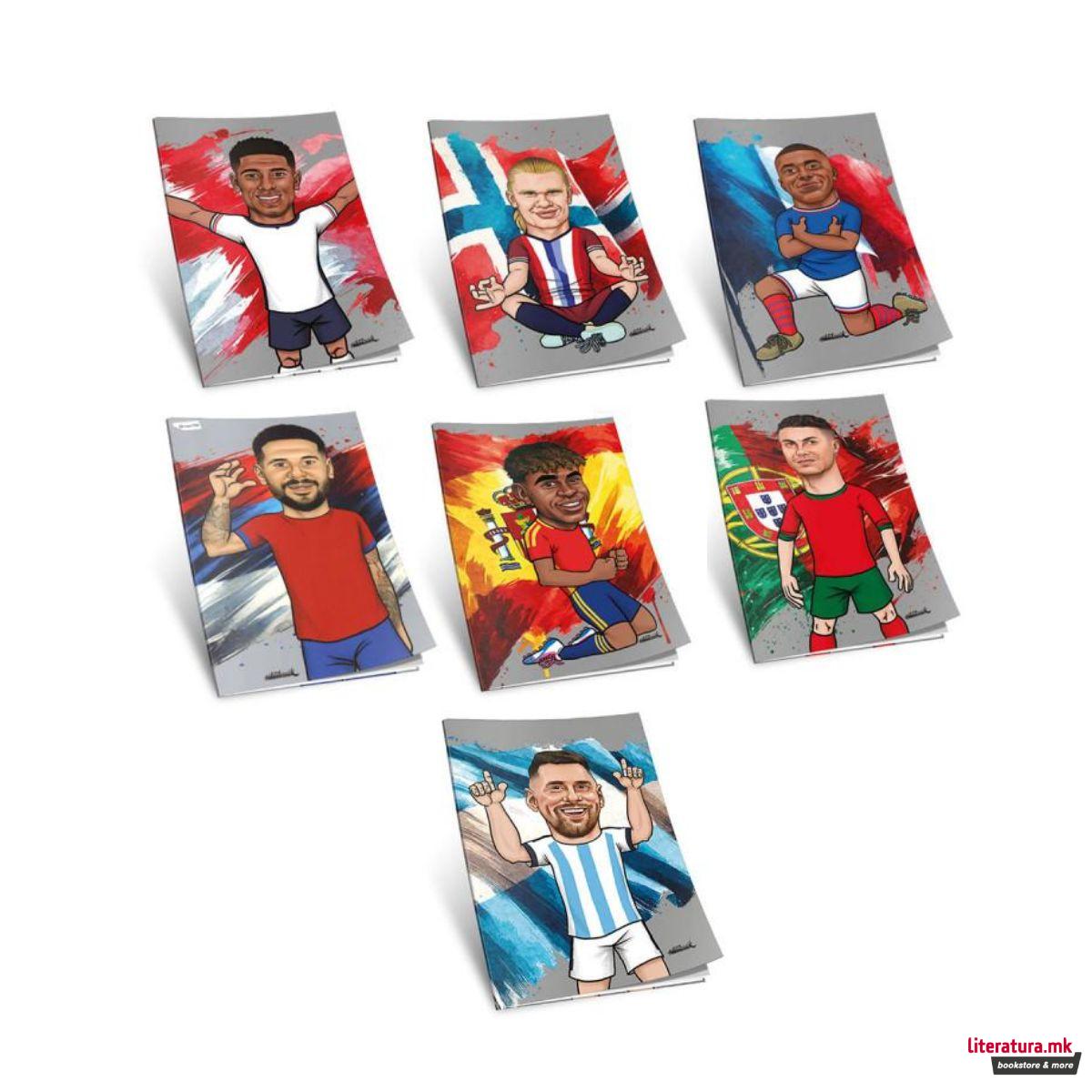 Тетратка, Lipa Mill, Football Icons, A4, линии 
