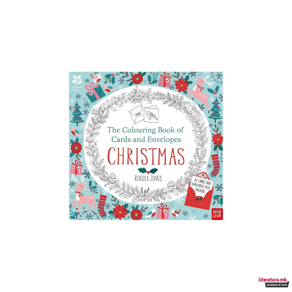 National Trust: The Colouring Book of Cards and Envelopes - Christmas