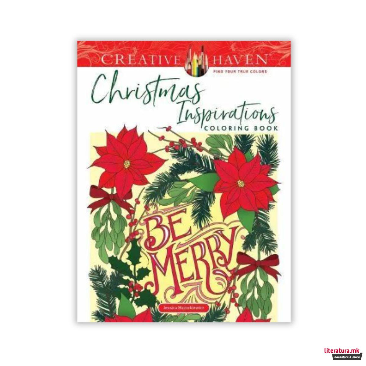 Creative Haven Christmas Inspirations Coloring Book 