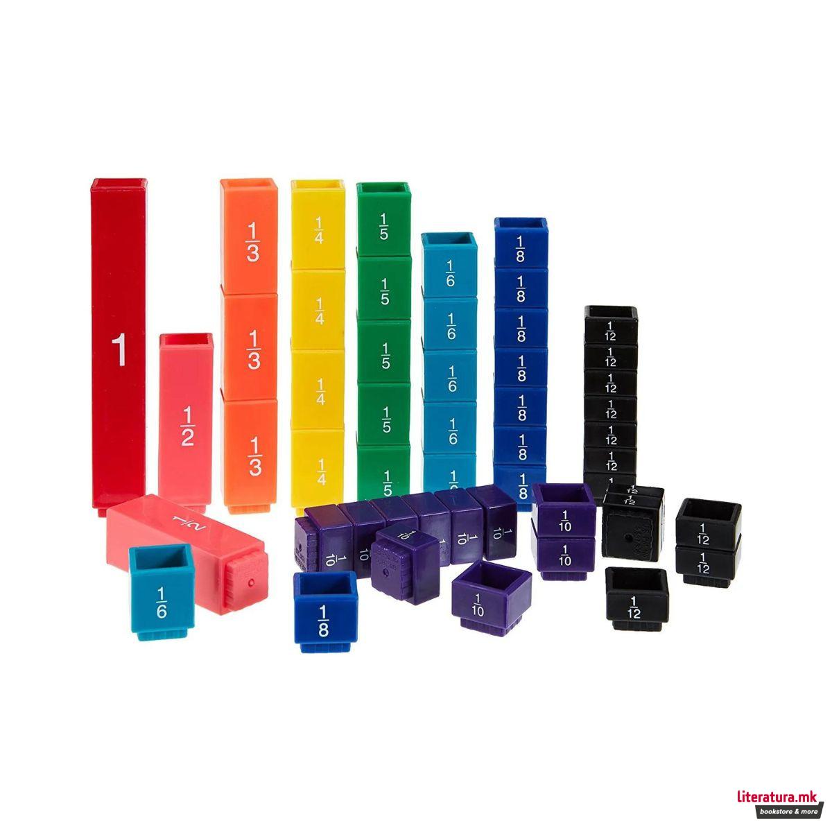 Математички коцки, Fraction Tower® Fraction Cubes
