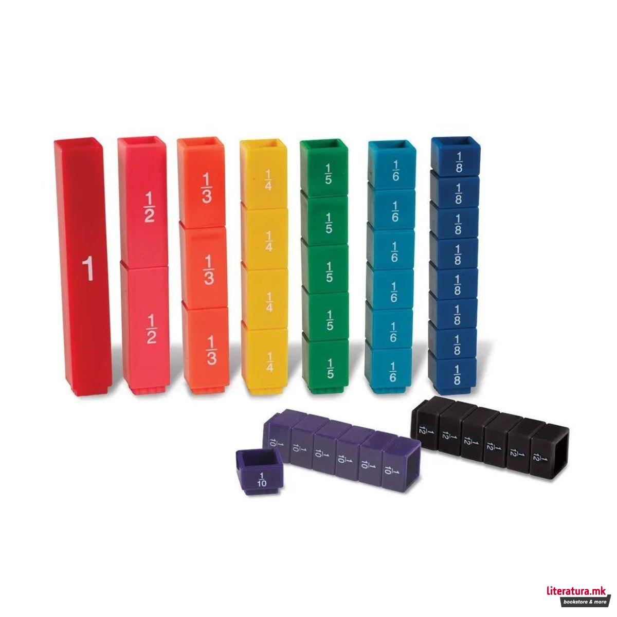 Математички коцки, Fraction Tower® Fraction Cubes