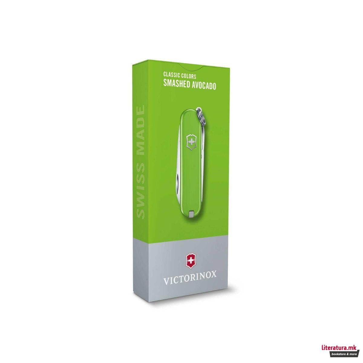 Џебно ноже - мултифункционално, Victorinox, Classic SD - Smashed Avocado 