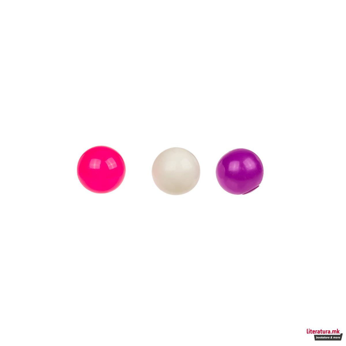 Анти-стрес топки, Throw & Glow Balls, 1/3
