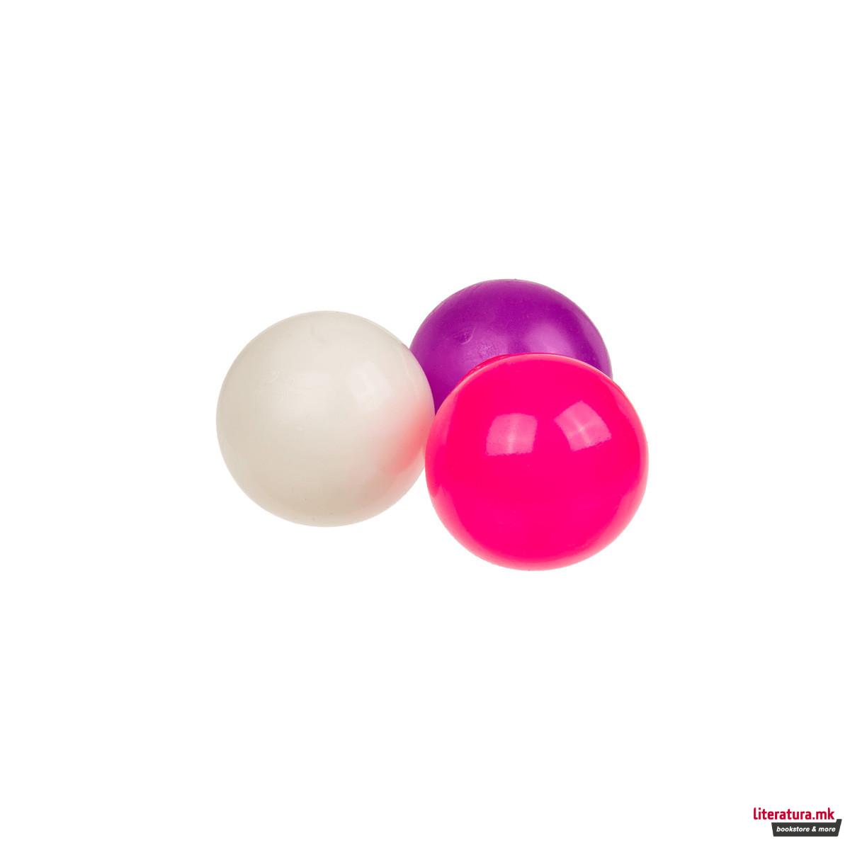 Анти-стрес топки, Throw & Glow Balls, 1/3