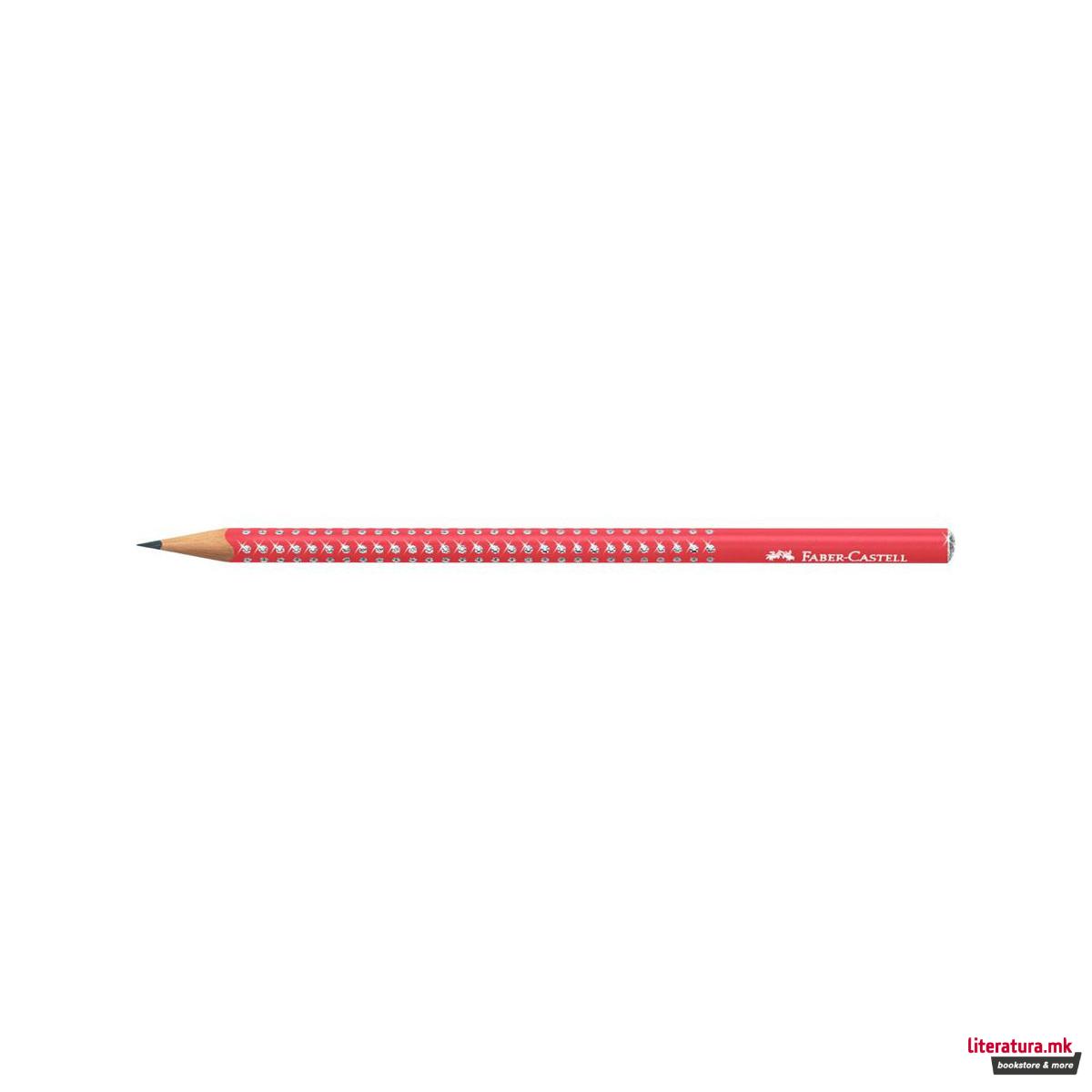Молив, Sparkle - Candy Cane Red