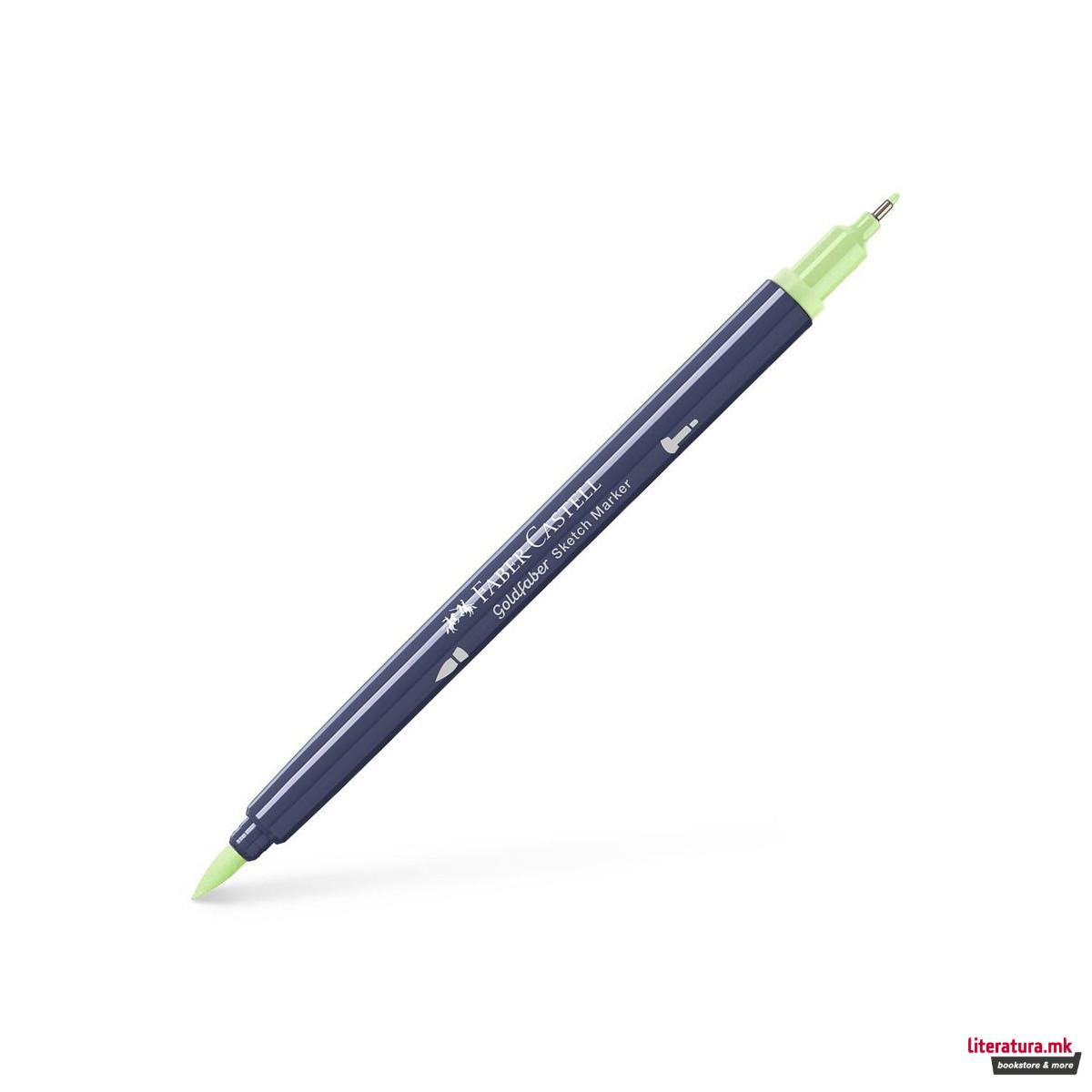 Двостран скеч маркер, Goldfaber - Light Earth Green