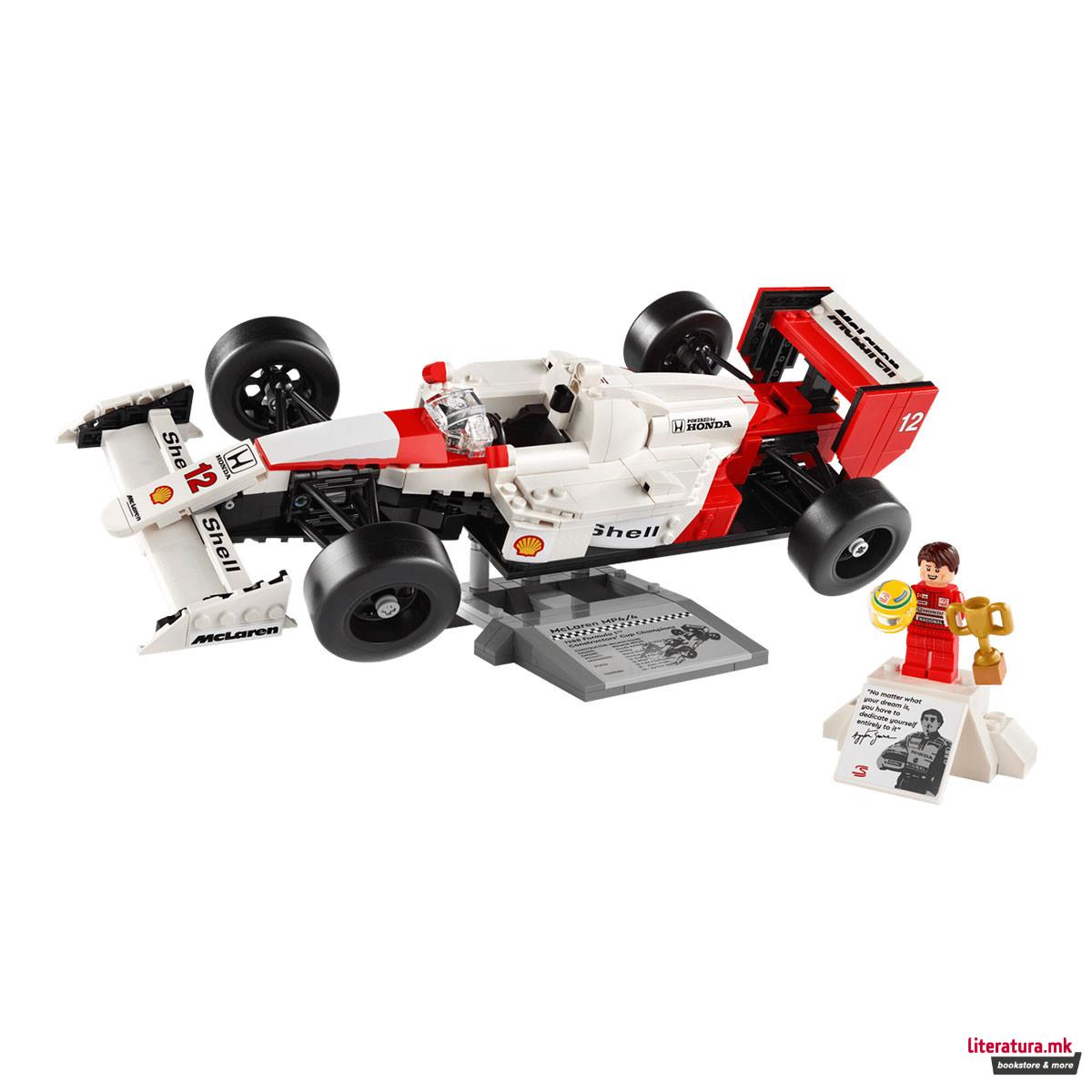 LEGO коцки, Icons, McLaren MP4/4 & Ayrton Senna 