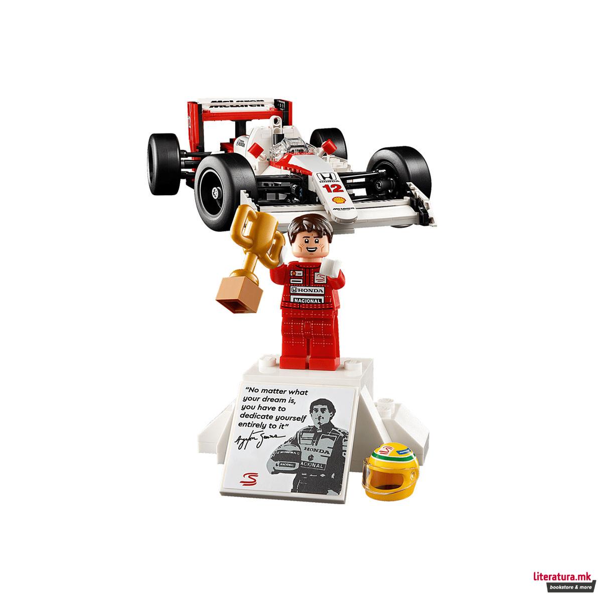LEGO коцки, Icons, McLaren MP4/4 & Ayrton Senna 