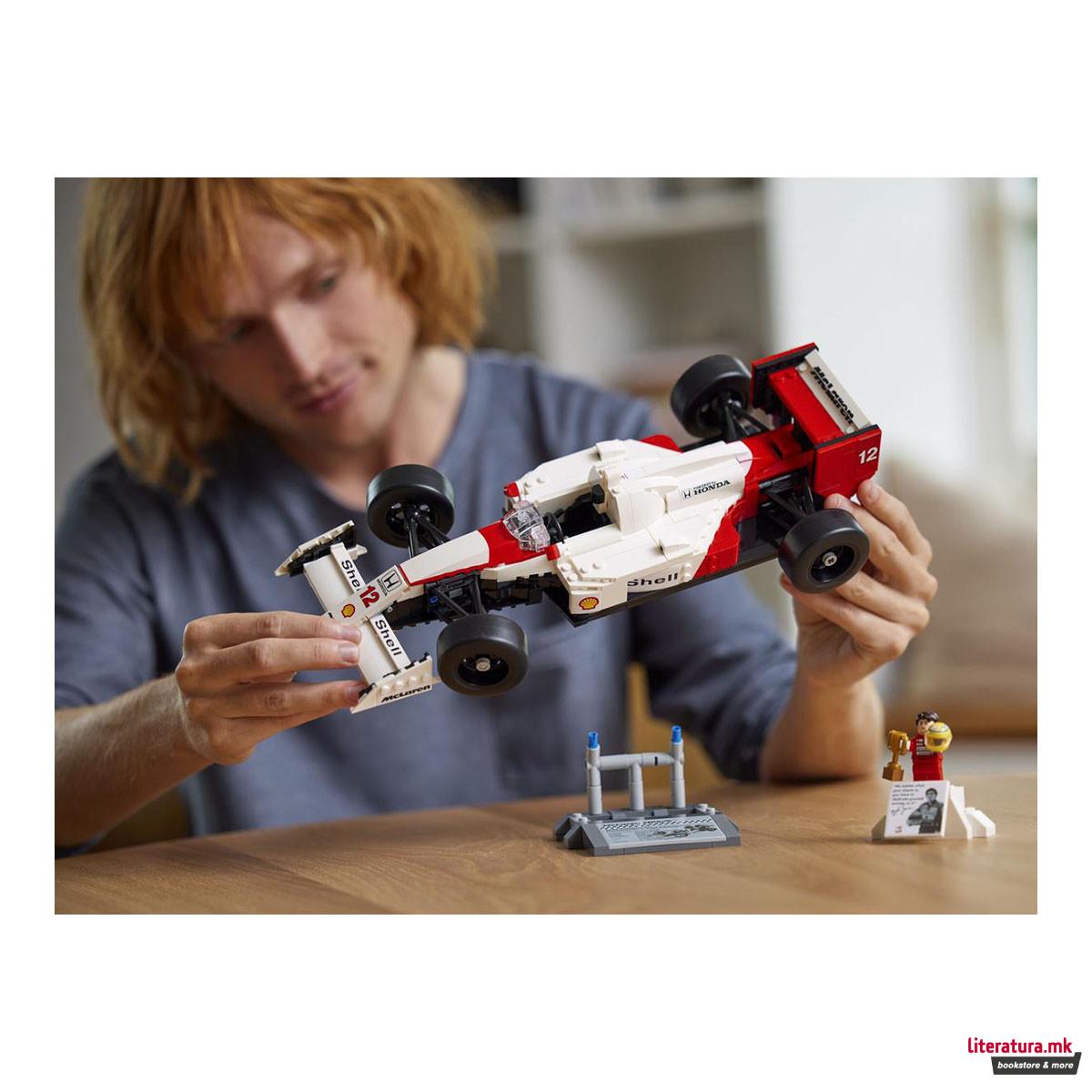 LEGO коцки, Icons, McLaren MP4/4 & Ayrton Senna 