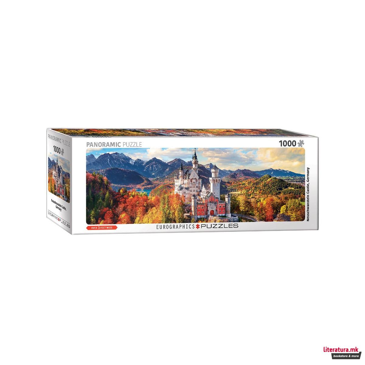 Сложувалка, Neuschwanstein Castle in Fall, panorama, 1000 парчиња