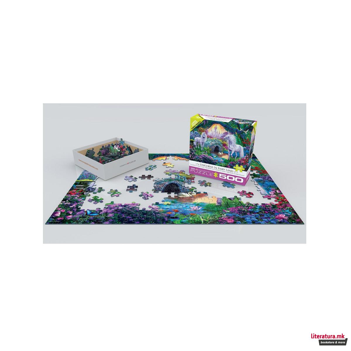 Сложувалка, Unicorns in Fairy Land, 500 парчиња 