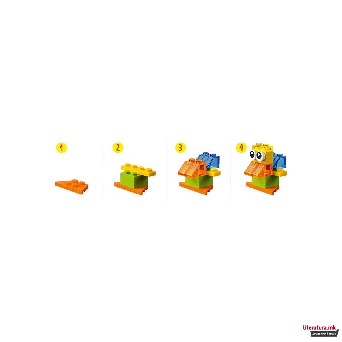 LEGO коцки, Classic, Creative Transparent Bricks