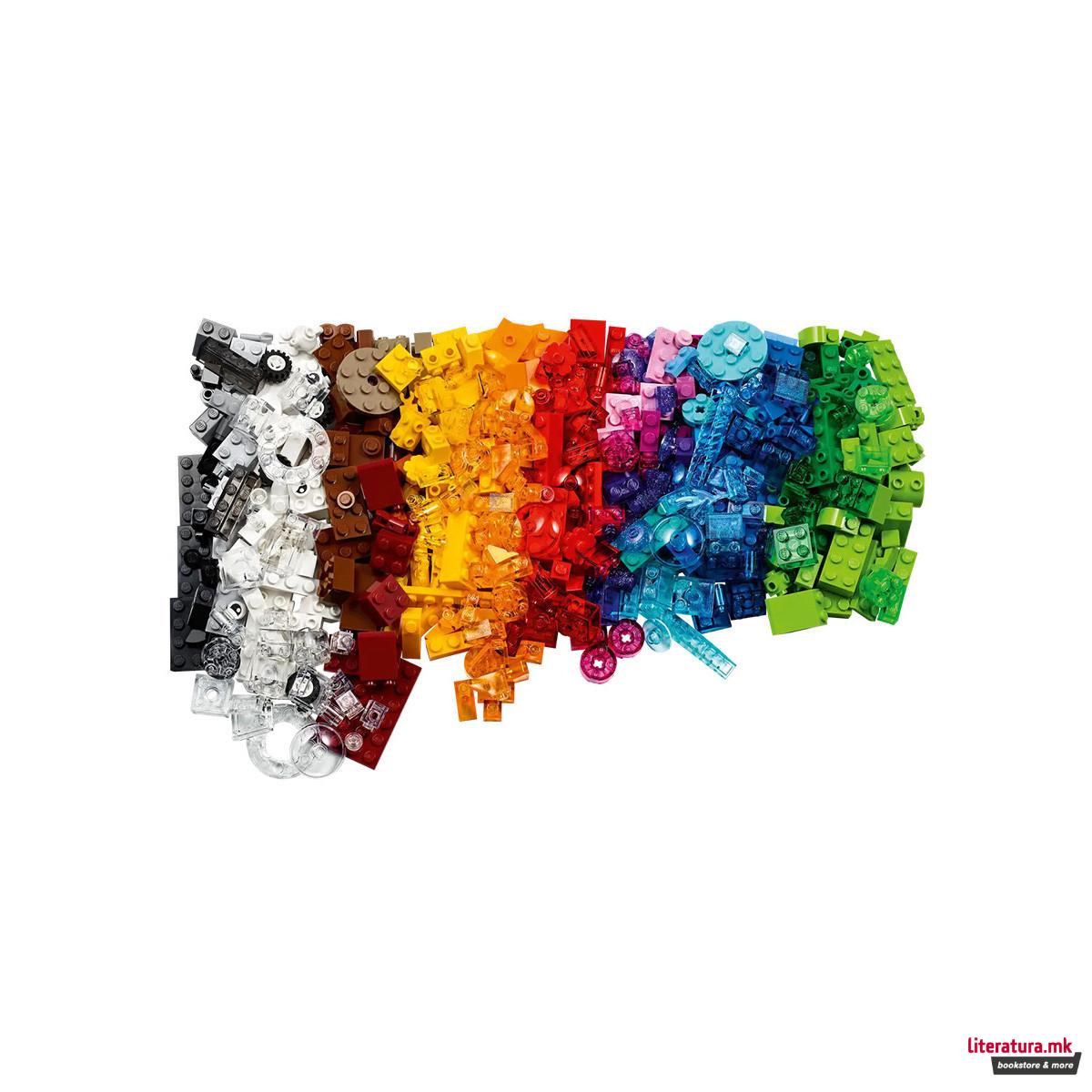 LEGO коцки, Classic, Creative Transparent Bricks