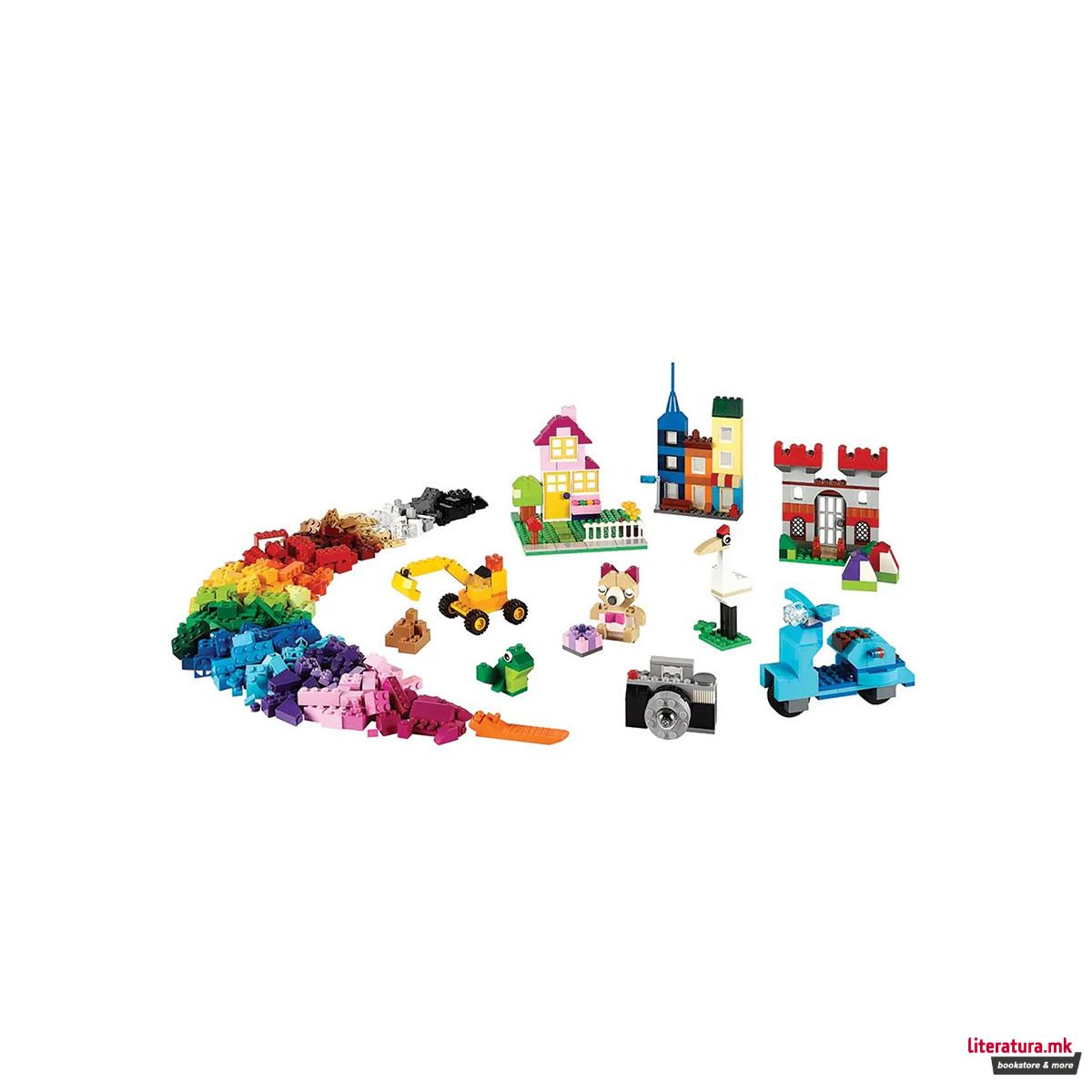 LEGO коцки во кутија, Classic, Large Creative Brick Box 
