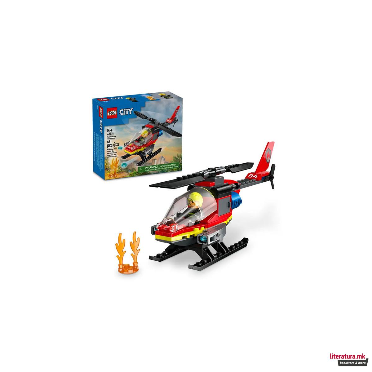 LEGO коцки, City, Fire Rescue Helicopter 