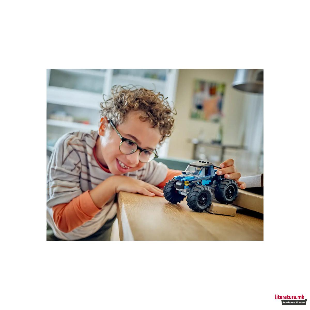 LEGO коцки, City, Blue Monster Truck 