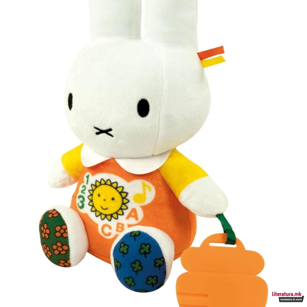 Плишана играчка со звук, Miffy (Njintje)