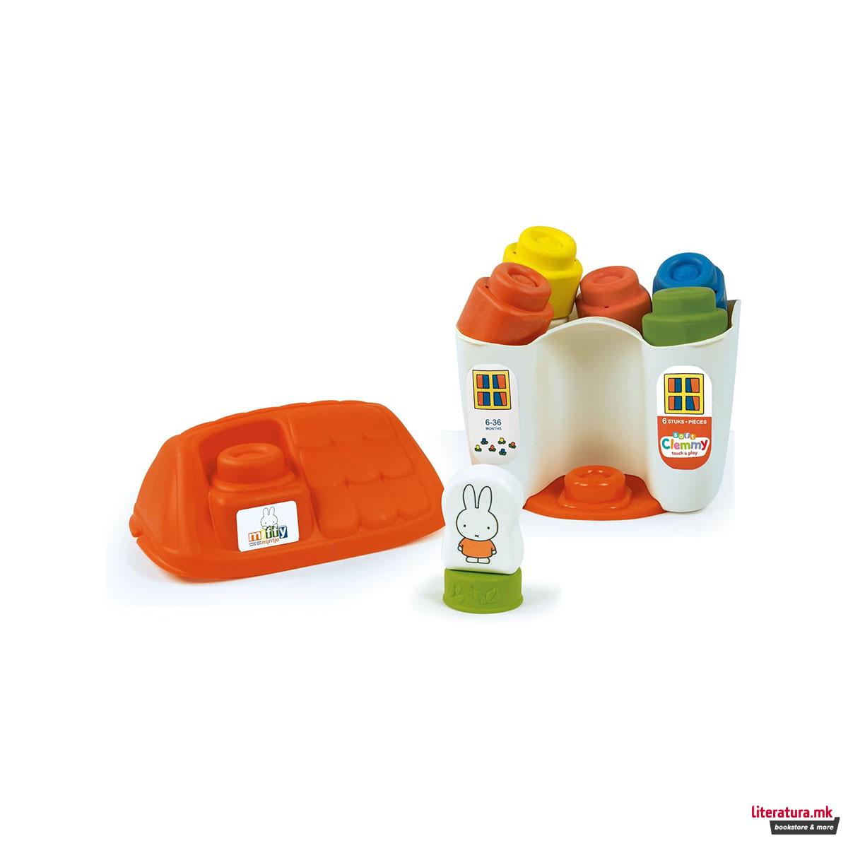 Сет за игра со меки коцки, Soft Clemmy - Miffy 