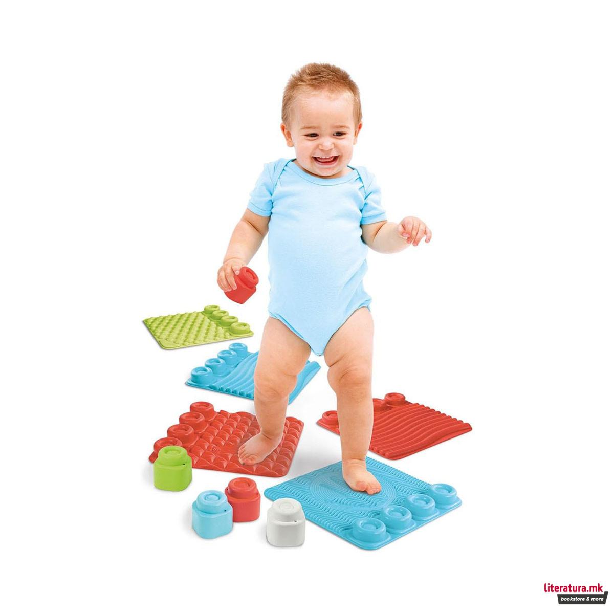 Сензорна подлога за играње, Soft Clemmy - Touch, Crawl & Play Sensory Path 