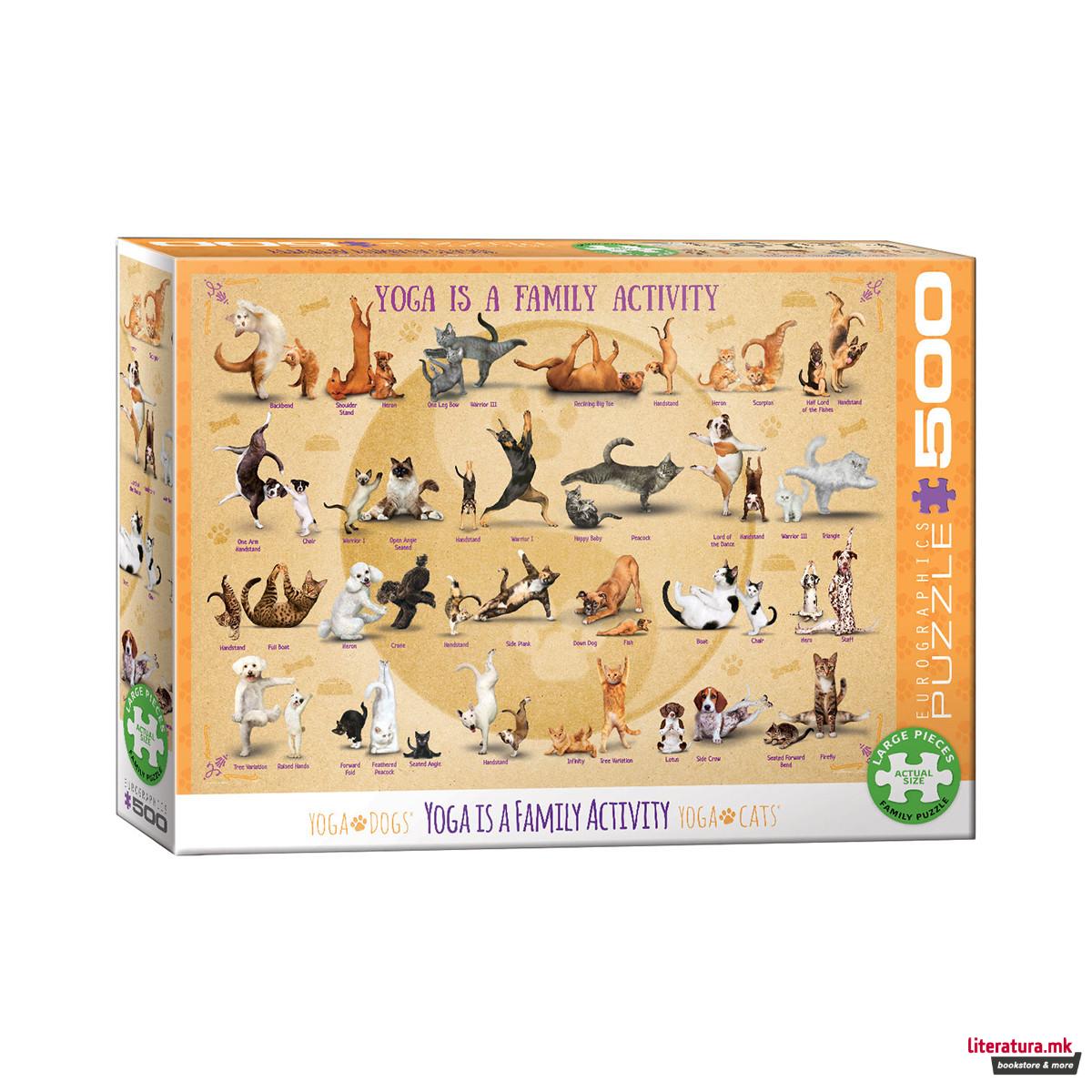 Сложувалка, Yoga is a Family Activity, 500 парчиња