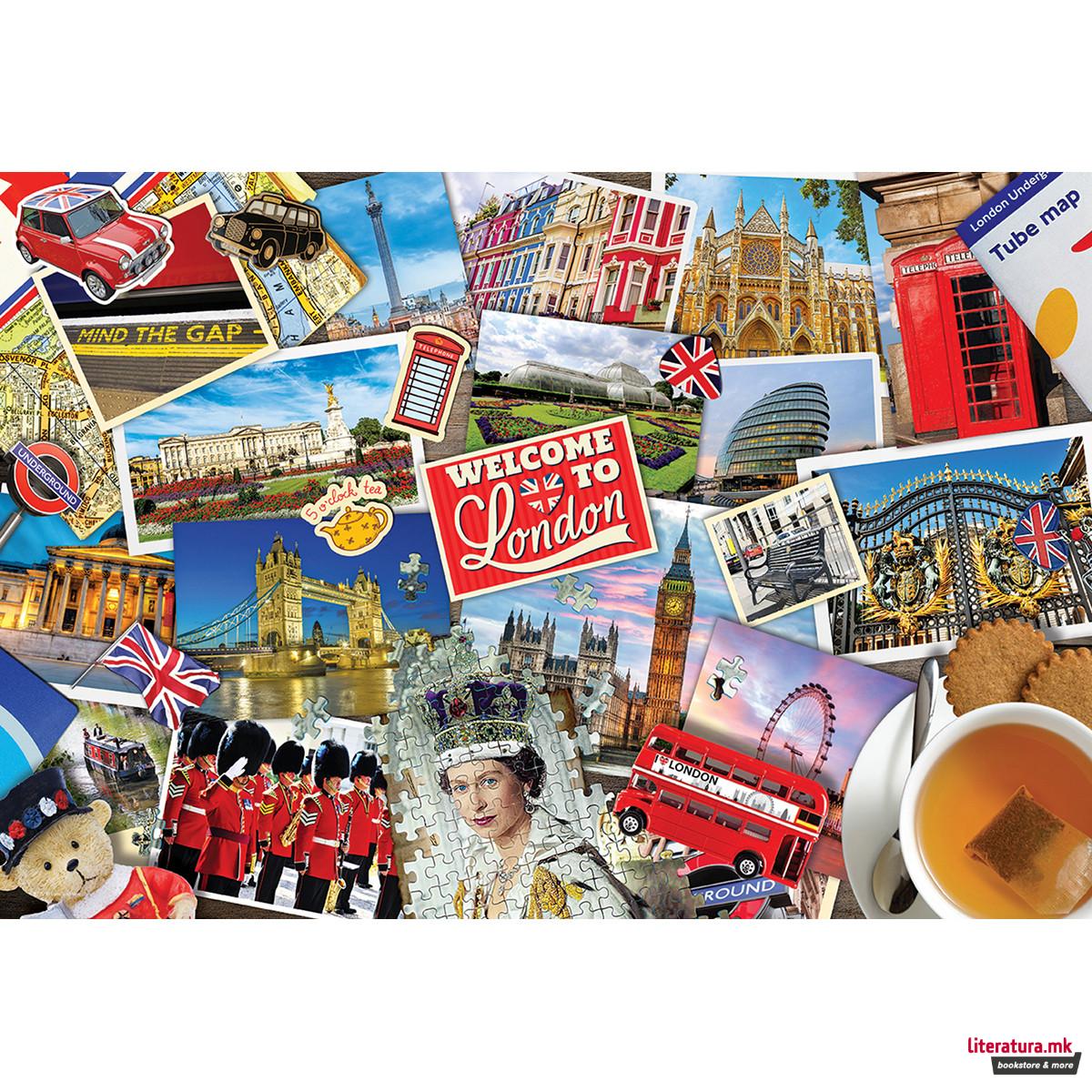Сложувалка во метална кутија, London Bus, 550 парчиња