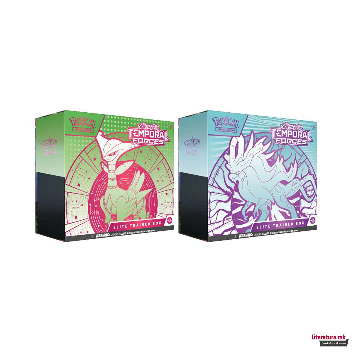 Сет за игра, Pokemon Scarlet & Violet - Temporal Forces - Elite Trainer Box