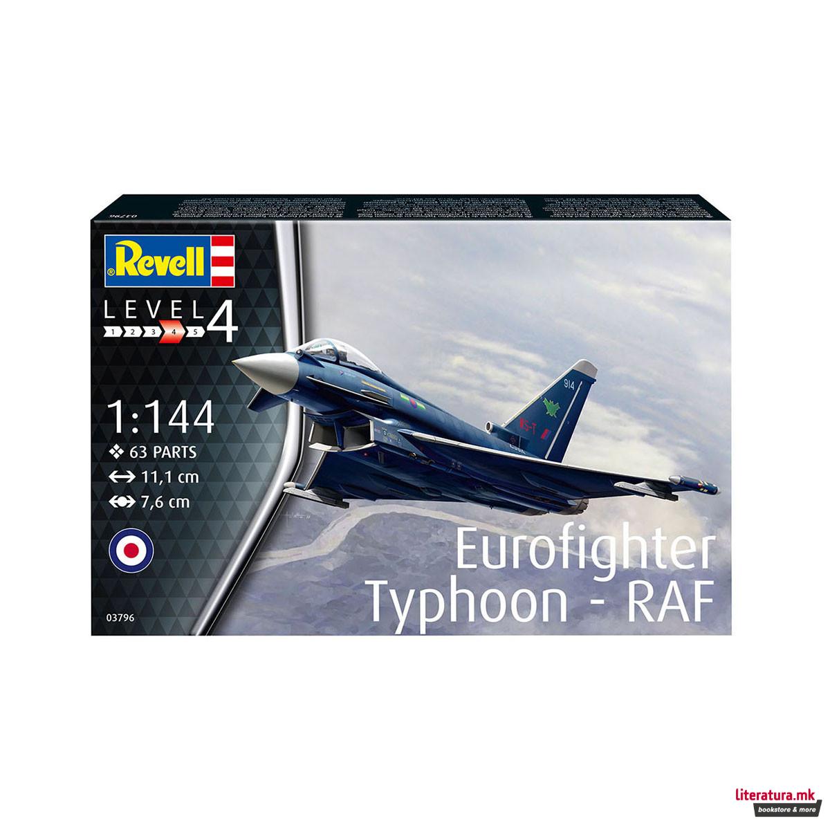 Макета, Eurofighter Typhoon - RAF, 1:144