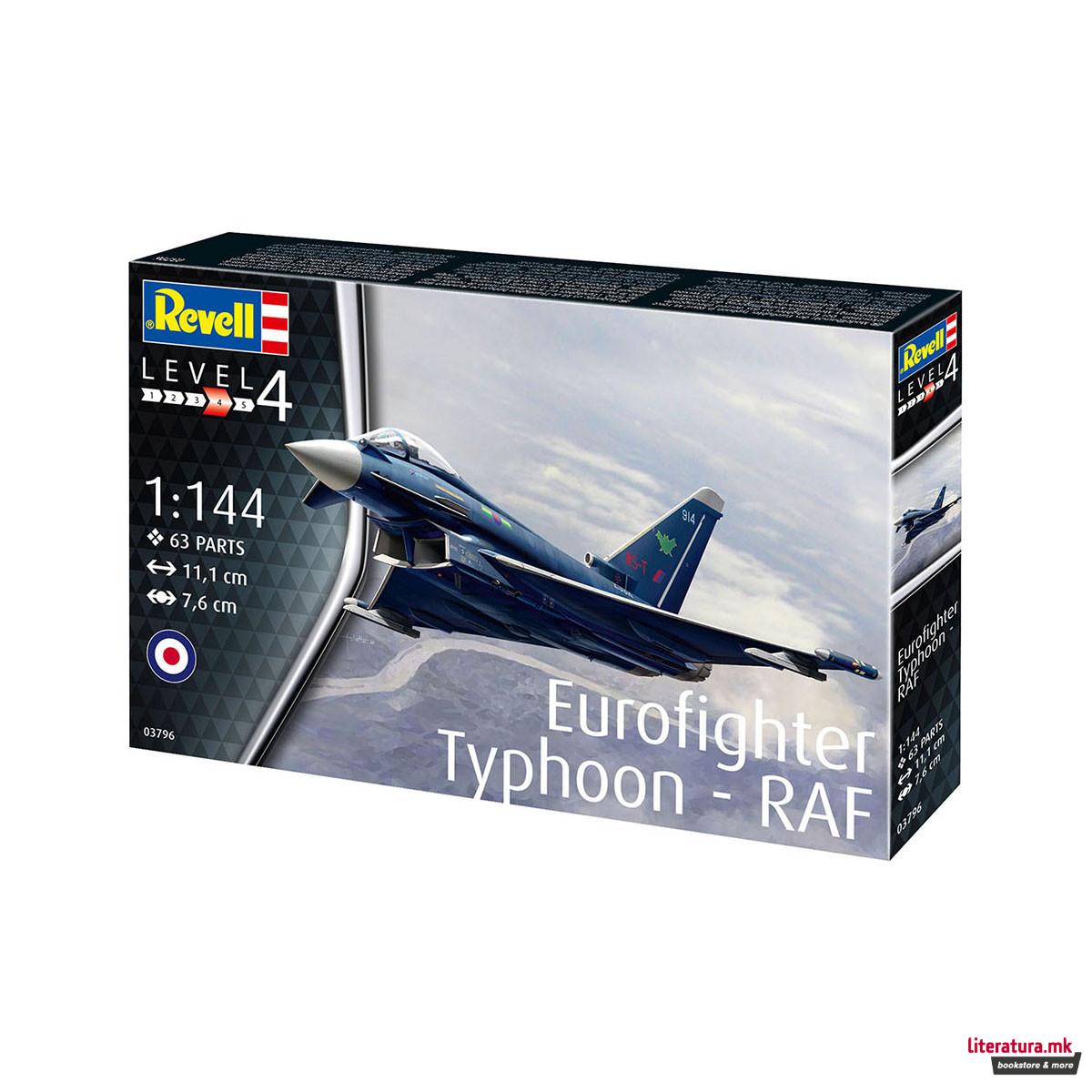Макета, Eurofighter Typhoon - RAF, 1:144