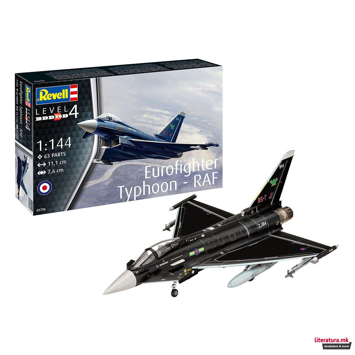 Макета, Eurofighter Typhoon - RAF, 1:144
