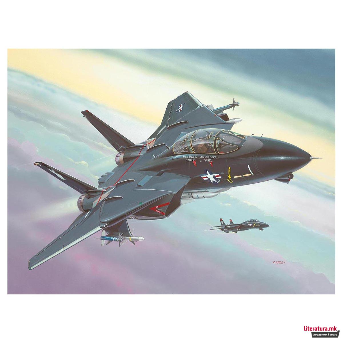 Макета, F-14A Black Tomcat, 1:144