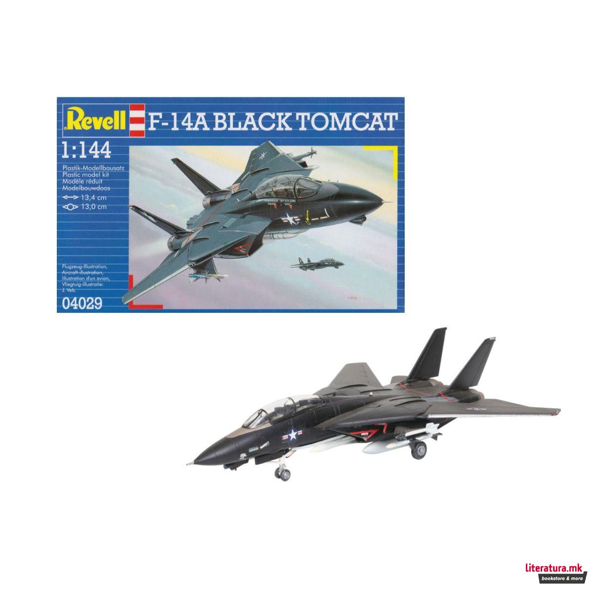 Макета, F-14A Black Tomcat, 1:144