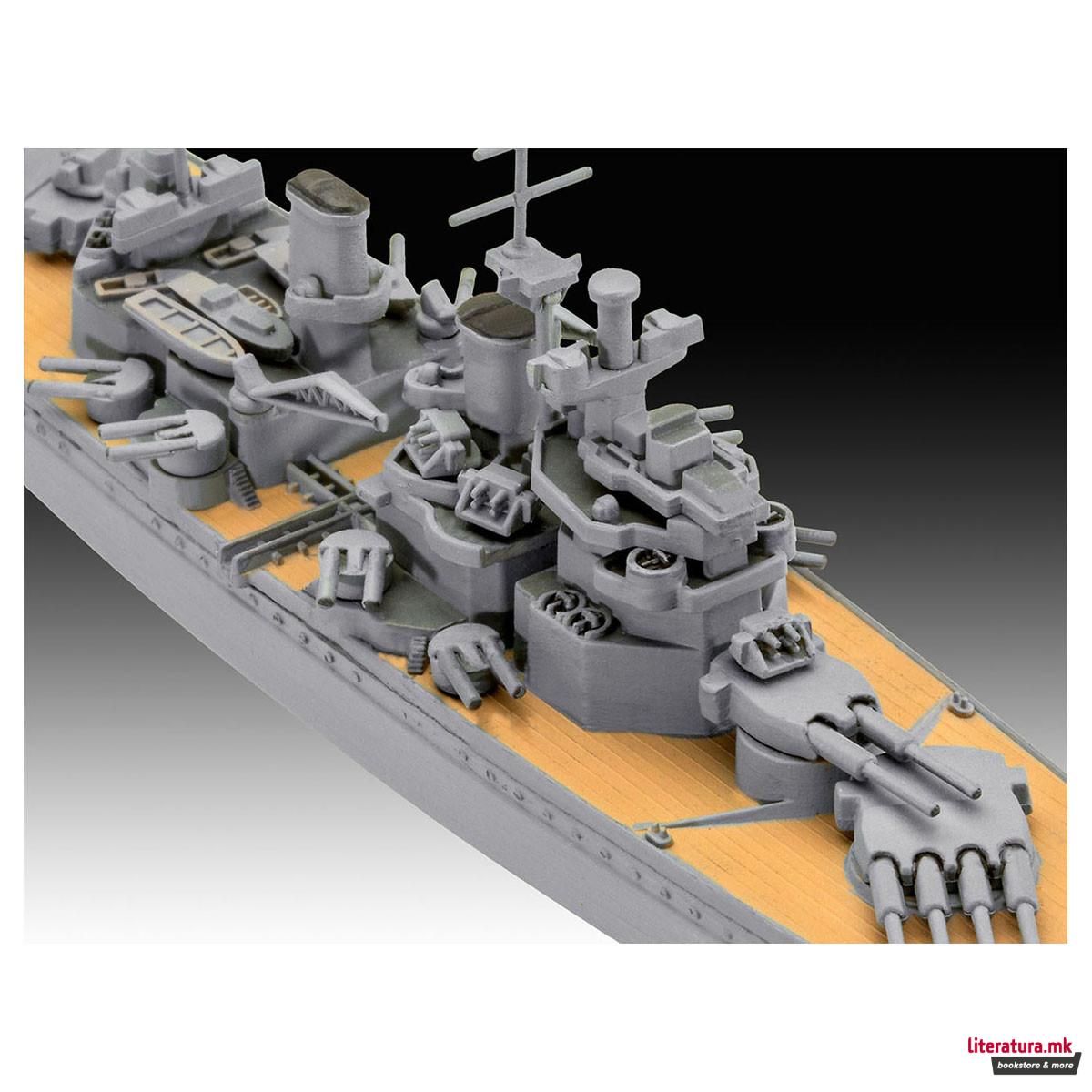 Макета, First Diorama Set - Bismarck Battle, 1:1200